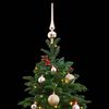 vidaXL Artificial Hinged Christmas Tree 300 LEDs & Ball Set 180 cm