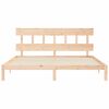 vidaXL Bed Frame without Mattress Super King Size Solid Wood Pine