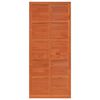 vidaXL Barn Door Wax Brown 100 x 2.5 x 208 cm Solid Pine Wood