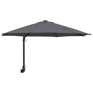 vidaXL Garden Parasol Anthracite and Black 248 x 248 x 148 cm