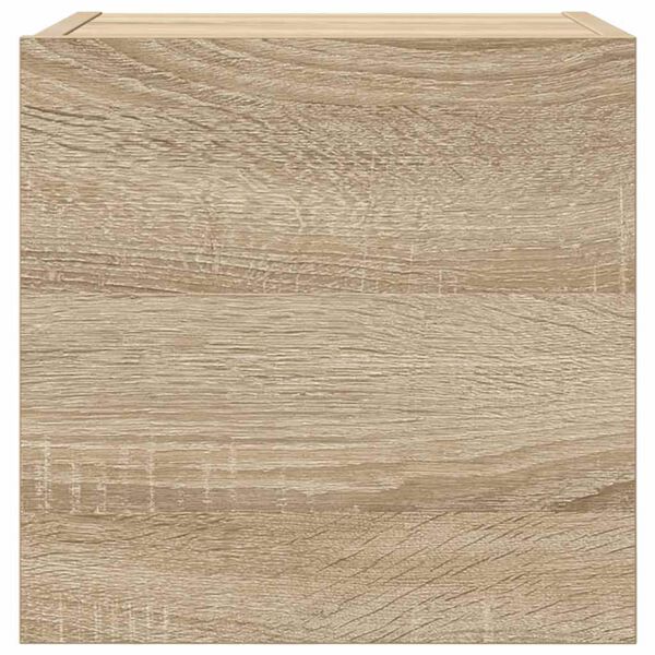 vidaXL Wall Mounted TV Cabinets 4 pcs Sonoma Oak 30.5x30x30 cm