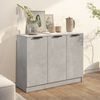 vidaXL Sideboard Concrete Grey 90.5x30x70 cm Engineered Wood