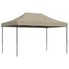 vidaXL Foldable Party Tent Pop-Up Taupe 440x292x315 cm