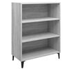 vidaXL Sideboard Grey Sonoma 69,5x32,5x90 cm Engineered Wood