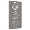 vidaXL Garden Wall Decoration 105x55 cm Corten Steel Leaf Design