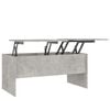 vidaXL Coffee Table | Concrete grey | Engineered wood | Medium