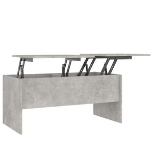 vidaXL Coffee Table | Concrete grey | Engineered wood | Medium
