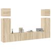 vidaXL 8 Piece TV Cabinet Set Sonoma Oak Engineered Wood