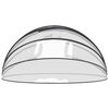 vidaXL Pool Dome 559x275 cm