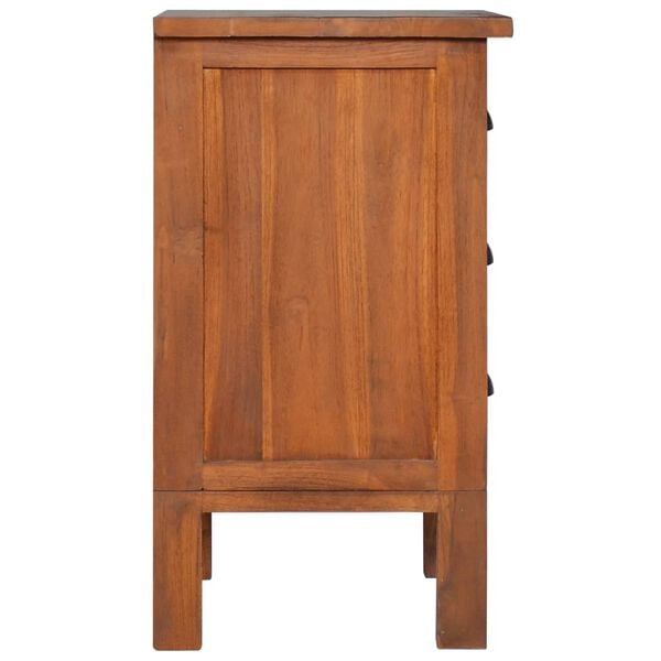 vidaXL Bedside Cabinet 40x35x60 cm Solid Teak Wood