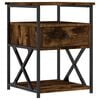 vidaXL Bedside Cabinets 2 pcs Smoked Oak 40x42x55 cm Engineered Wood