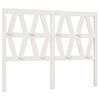 vidaXL Bed Headboard White 156x4x100 cm Solid Wood Pine