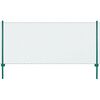vidaXL Wire Mesh Fence with Posts Steel 25x1 m Green