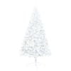 vidaXL Artificial Half Pre-lit Christmas Tree with Stand White 120 cm PVC