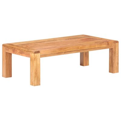 vidaXL Coffee Table 110x60x35 cm Solid Acacia Wood in Honey Finish