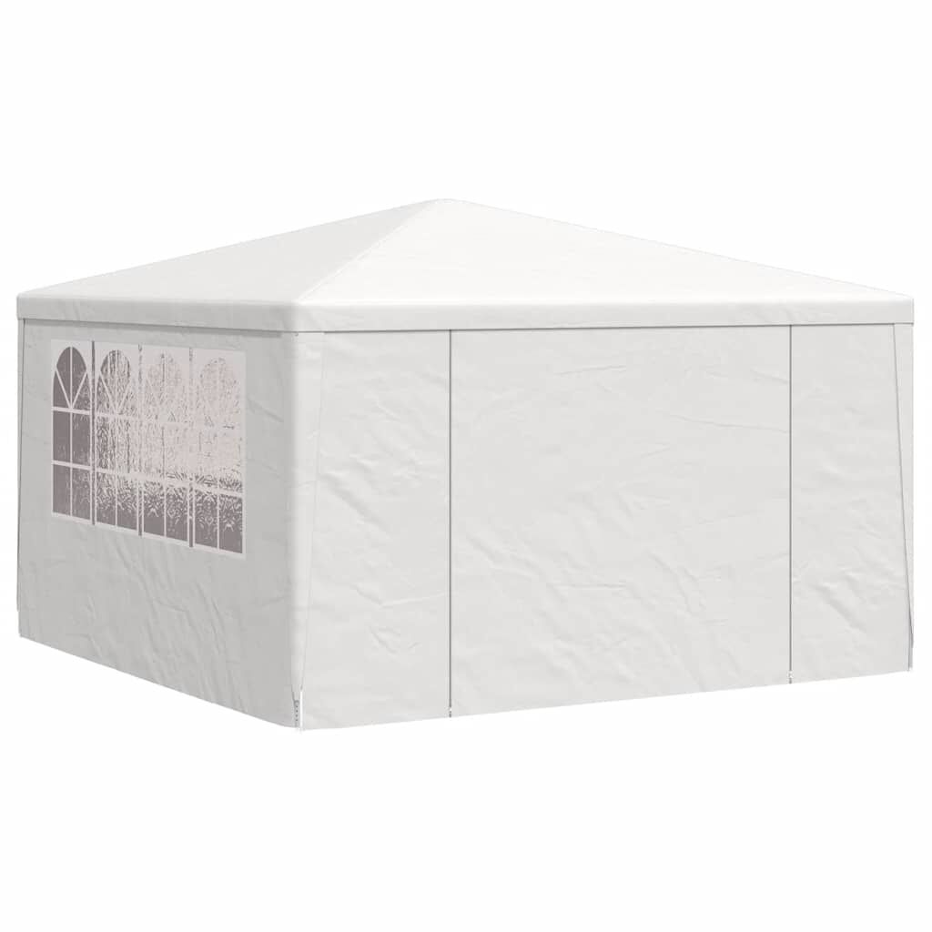 VidaXL ホワイトテント 400cm x 400cm vidaXL Professional Party Tent with Side Walls 4x4 m White 90 g/m