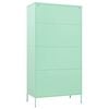 vidaXL Wardrobe Mint 90x50x180 cm Steel