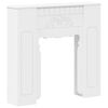 vidaXL Fireplace Surround White 93 x 20 x 89 cm Engineered Wood