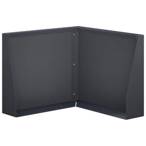 vidaXL Retaining Wall 50 x 50 x 30 cm Steel Anthracite