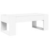 vidaXL Coffee Table White 110 x 50 x 41 cm Engineered Wood