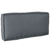 vidaXL Cushion Oxford Fabric Anthracite 80 x 40 x 12 cm