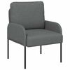 vidaXL Sofas with Cushion Dark Grey 60 x 56 x 80 cm Plywood