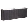 vidaXL Raised Bed | Black | Poly rattan and zinc | Large | Planters | Planter
