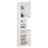 vidaXL Bathroom Cabinet White 32x34x188.5 cm Engineered Wood