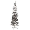 vidaXL Slim Christmas Tree Black 240 cm