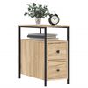 vidaXL Bedside Cabinet Sonoma Oak 30x60x60 cm Engineered Wood