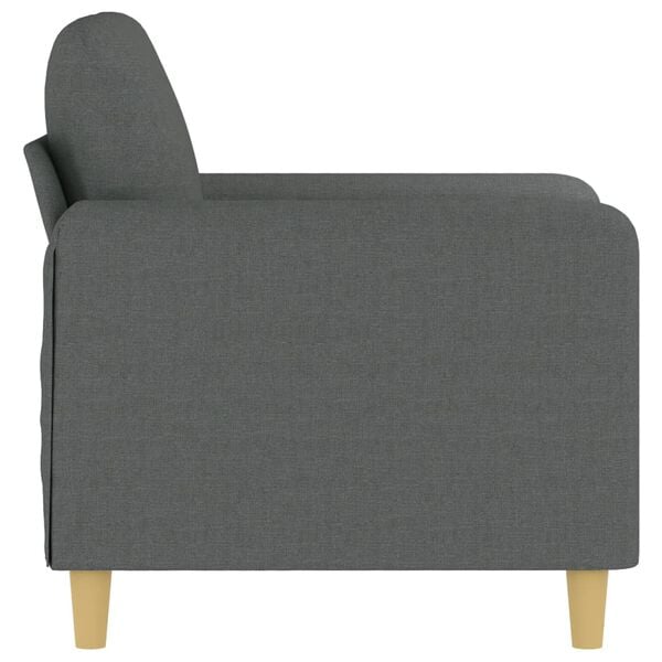 vidaXL Sofa Chair Dark Grey 60 cm Fabric