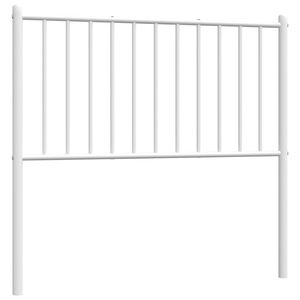 vidaXL Metal Replace Headboard White 90 cm