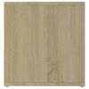 vidaXL TV Cabinets 2 pcs White and Sonoma Oak 72x35x36.5 cm Engineered Wood