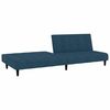 vidaXL 2-Seater Sofa Bed Dark Grey Velvet