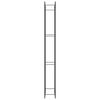 vidaXL Firewood Rack Matt Black 80x28x222 cm Steel