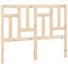 vidaXL Bed Headboard | Natural Wood | Solid Pine wood | 140.5 cm