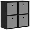 vidaXL Sideboard Black Oak 59.5 x 27 x 57 cm