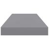 vidaXL Floating Wall Shelves 4 pcs Grey 60x23.5x3.8 cm MDF