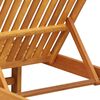vidaXL Sun Lounger Reclining Brown 63 x 199 x 85cm Solid Acacia wood
