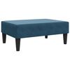 vidaXL Footstool Blue 77x55x31 cm Velvet