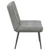 vidaXL Relaxing Chair Light Grey 64x74x84 cm Velvet