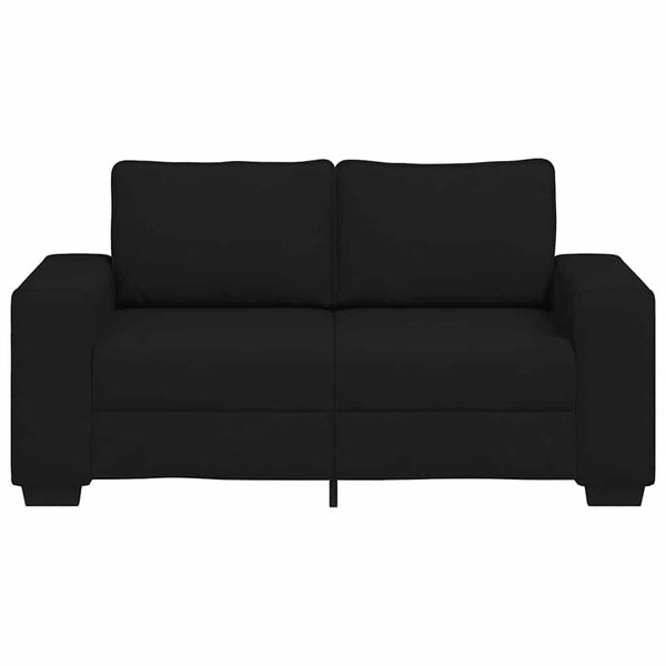 vidaXL 2-Seater Sofa&nbsp;Black 160x77x82 cm Fabric