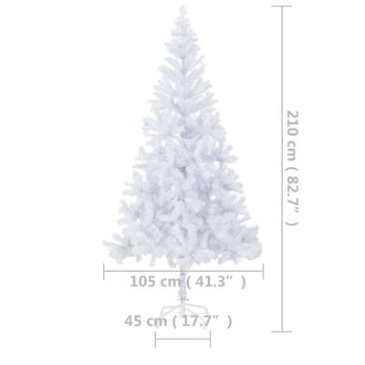 vidaXL Artificial Pre-lit Christmas Tree 210 cm 910 Branches