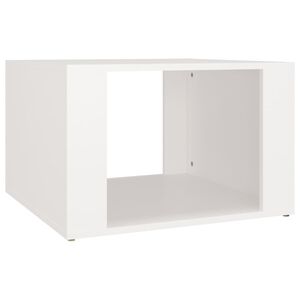vidaXL Bedside Table White 57x55x36 cm Engineered Wood