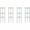 vidaXL Tomato Cages 4 pcs 116 cm Steel and PP
