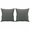 vidaXL 4 Piece Sofa Set with Pillows Dark Grey Fabric
