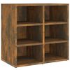 vidaXL Shoe Cabinets 2 pcs Smoked Oak 52.5x30x50 cm
