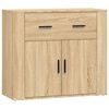 vidaXL Sideboards 3 pcs Sonoma Oak Engineered Wood
