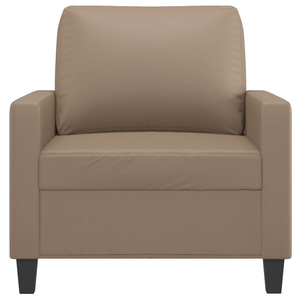vidaXL Sofa Chair Cappuccino 60 cm Faux Leather