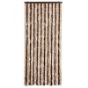 vidaXL Insect Curtain Beige and Light Brown 90x220 cm Chenille